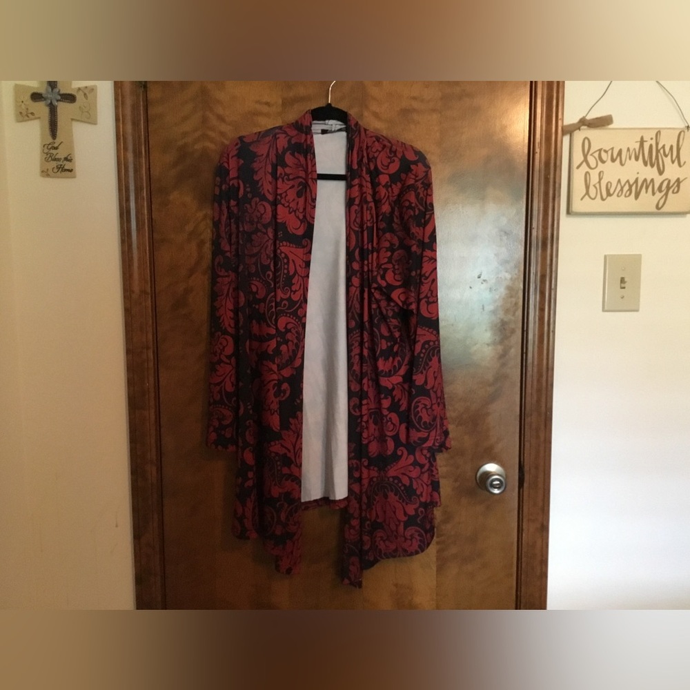 Lily Brand, 2XL, Red and Black, Plus Size Woman’s Jacket